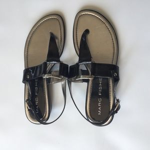 Marc Fisher T-Strap Thong Sandals
